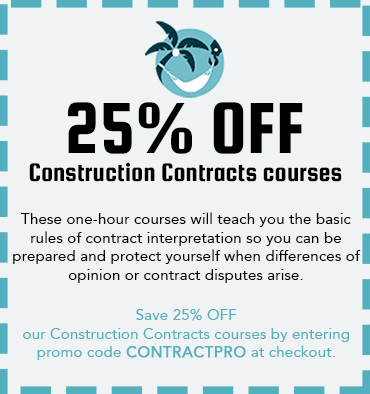25% off scheduling contractor license